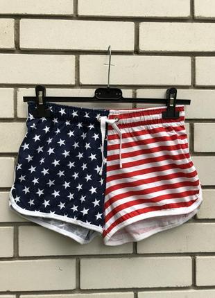 Домашние спортивные шорты с американским флагом atmosphere
