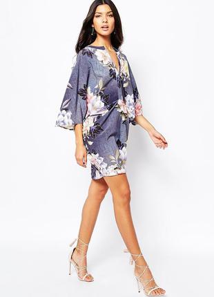 Мини платье кимоно liquorish asos оригинал3 фото