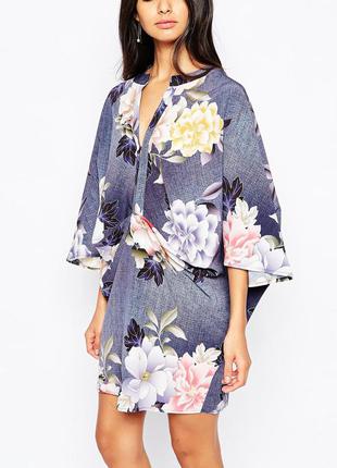 Мини платье кимоно liquorish asos оригинал5 фото