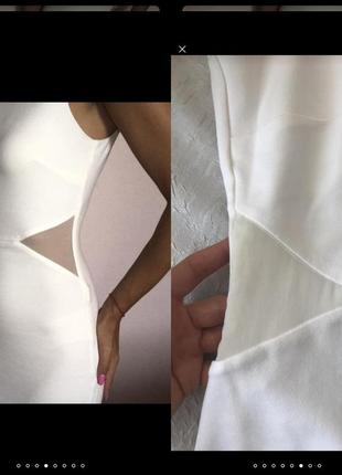 Сукня біле zara сережки в подарунок 🎁4 фото