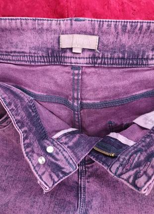 Лиловые джинсы скины inextenso 48-50р.3 фото