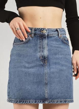 Базовая джинсовая юбка2 фото