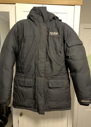 Пуховик парка куртка зимняя горнолыжная женская на пуху peak performance hipe5 фото