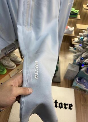 Костюм nike tech fleece x drake nocta blue7 фото