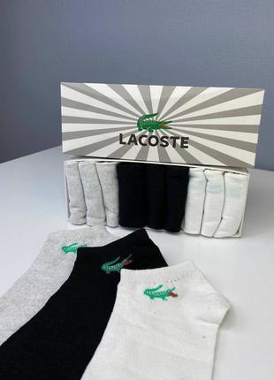 Трусы 5шт + 9 пар носков lacoste/u7-s36 фото