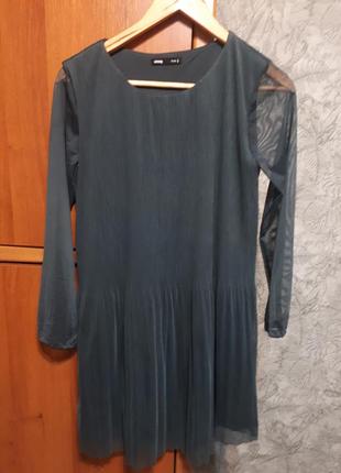 Сукня sinsay міді темно-зелена3 фото