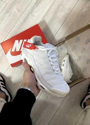 Мужские кроссовки nike tn premium white