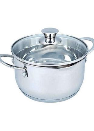 Кастрюля maestro из нержавеющая сталь с крышкой 3 литра mr-3510-20