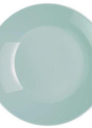 Тарілка luminarc diwali light turquoise десертна кругла 19 см 2613p lum