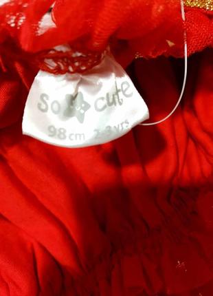 Красная нарядная праздничная пышная фатиновая детская юбка на девочку6 фото