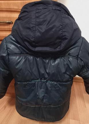 Тёплая куртка зима 3-5 лет.2 фото