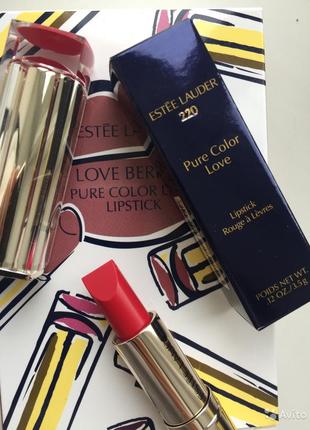 Помада estee lauder pure color love 220 shock & awe2 фото