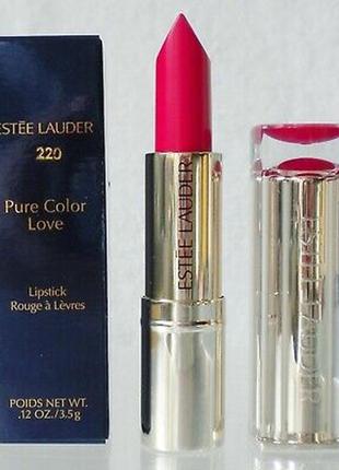 Помада estee lauder pure color love 220 shock & awe