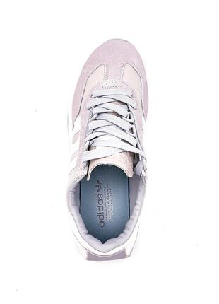 Кроссовки adidas High retropy white grey2 фото