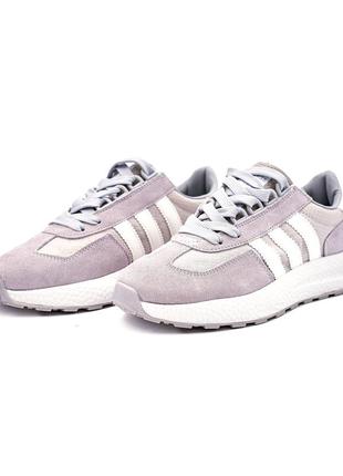 Кроссовки adidas High retropy white grey3 фото