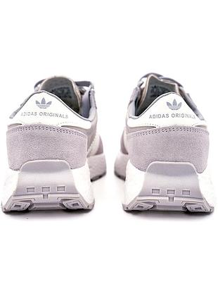 Кроссовки adidas High retropy white grey6 фото
