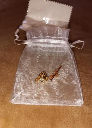 Зажим для галстука запонки стильный аксессуар в подарочной упаковке6 фото