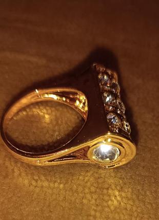 Массивное кольцо 20.5 р перстень с камнями5 фото