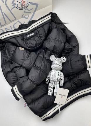 Мужской пуховик монклер черный / брендовые куртки от фирмы moncler5 фото