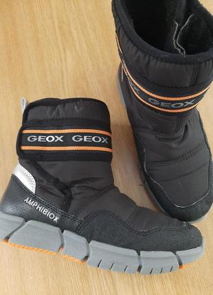 Водонепроницаемые ботинки зимние на меху. geox4 фото