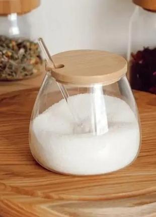 Цукорниця з ложкою s&t 580 мл 322423 фото