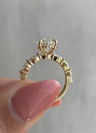 Шикарное кольцо 19 р перстень с камнями 💍💎4 фото