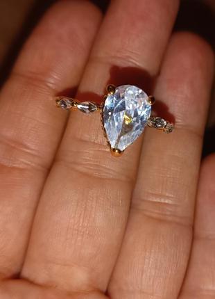 Шикарное кольцо 19 р перстень с камнями 💍💎5 фото