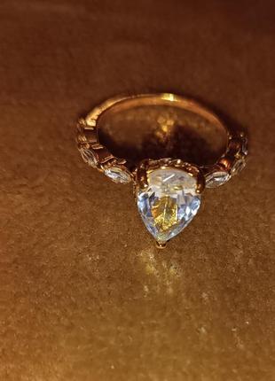 Шикарное кольцо 19 р перстень с камнями 💍💎6 фото