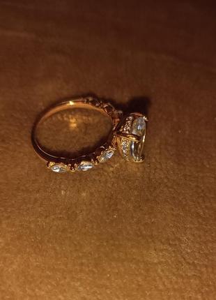 Шикарное кольцо 19 р перстень с камнями 💍💎7 фото