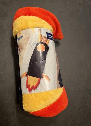 Спальный мешок кокон плюшевый ракета для мальчика meradiso3 фото