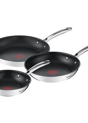 Набор сковород 3 предмета tefal duetto+ (g732s334)