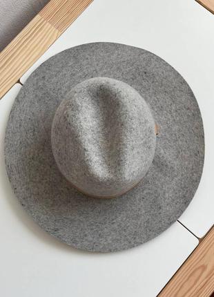 Шерстяний капелюх h&m широкопола шляпа для фотосесії фетровий капелюх2 фото