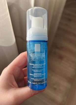 La roche-posay physiological cleansing micellar foaming water пенка 50 мл