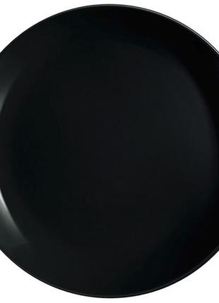 Тарелка luminarc diwali black подставная круглая 25 см 0867p lum