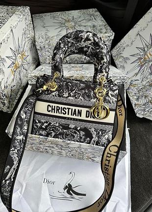 Сумка premium cd medium lady d-lite bag black/tiger