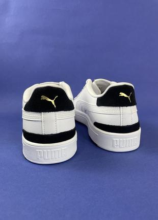 Мужские белые кожаные кеды puma serve pro 47 и 48 размер2 фото