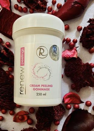 Renew cream peeling gommage. ренью крем-пілінг гоммаж/скатка для обличчя. розлив від 20 ml