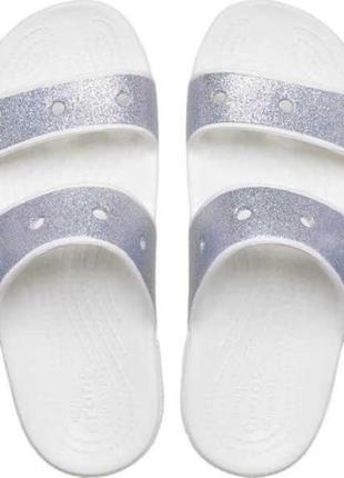 Шлепки classic crocs glitter sandal w7.w8.w9.w103 фото