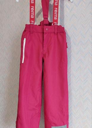 Зимові брюки штаны комбинезон с подтяжками reima 116 см1 фото