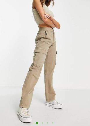 Джинси брюки штани карго stradivarius2 фото