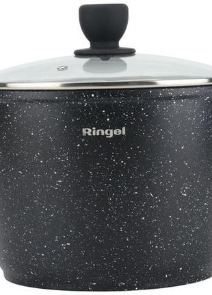 Кастрюля алюминиевая с крышкой 24 см 6.5 л ringel rg-2107-24
