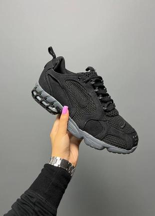 Stussy x nike zoom spiridon cage 2 'black'