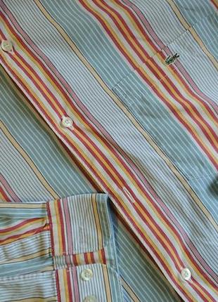 Брендова фірмова рубашка сорочка lacoste,оригінал, розмір 42(l).2 фото