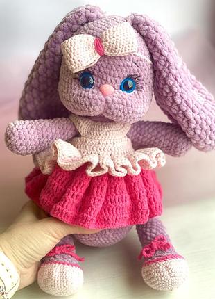 Распродажа до 50 % скидка игрушка зайка ручной работы 3