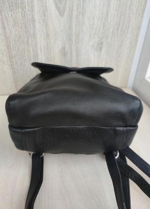 Кожаный маленький рюкзак jobis4 фото