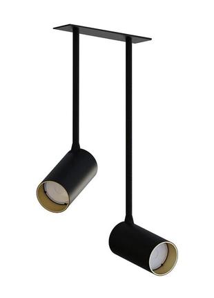 Спот nowodvorski 7682 mono surface gu10 2x10w ip20 bl