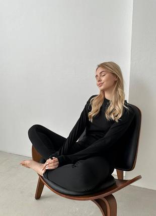 Термобелье женское теплое микродайвинг на флисе черный, хаки