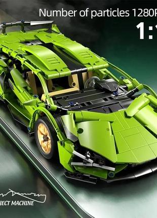 Конструктор ламборгини 1280 деталей, конструктор lamborghini