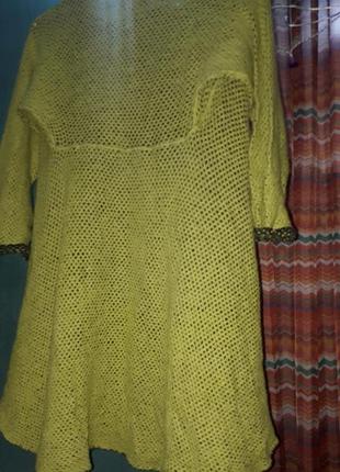 Новое дизайнерское асимметричное двустороннее вязаное туника платье кофта philomena christ.