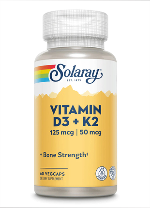 Vitamin d3 + k2 5000iu - 60 vcaps1 фото
